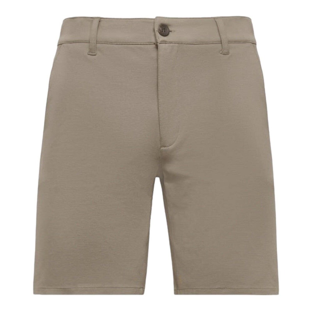 Calvin Klein Men's Classic‎ Fit Flat Front Chino Shorts Tan Size 34
